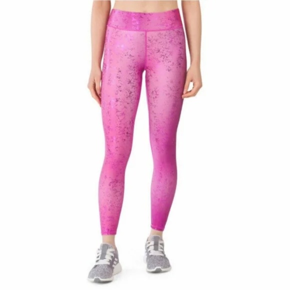 Terez Balayage Raspberry Foil Leggings NWOT Size S - Picture 2 of 6